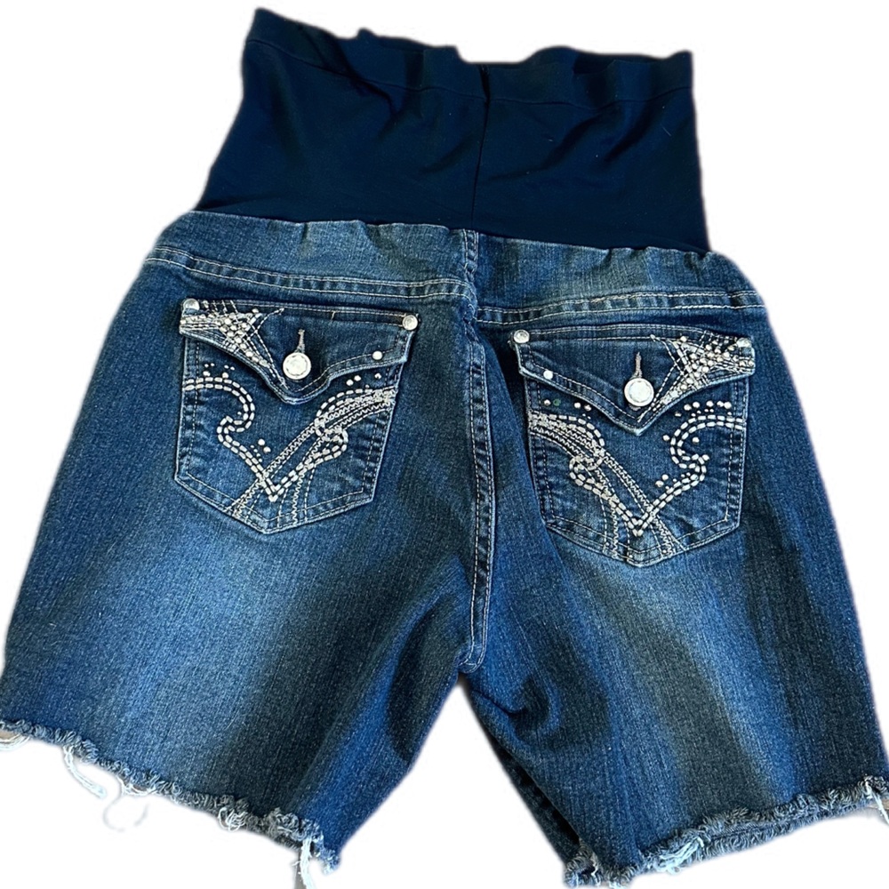 Denim‎ Diva Maternity Jean shorts